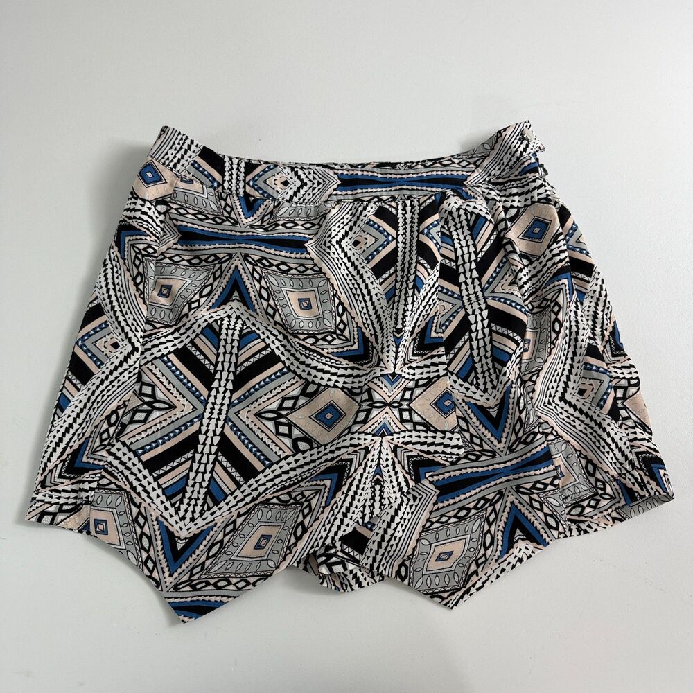 Mossimo Women's Multicolor Print Skort Side Zipper Size 2